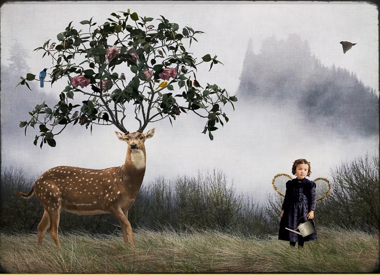 Deer Gardener by Corinne Geertsen